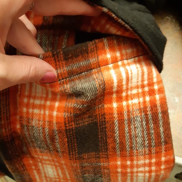 Paparazzi Wool Jacket Orange, White and Black Medium size - Picture 11 of 16